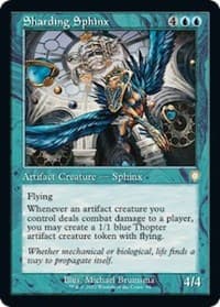 Sharding Sphinx (Retro Frame) - Commander: The Brothers' War - Magic: The Gathering card