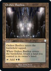 Orzhov Basilica (Retro Frame) - Commander: The Brothers' War - Magic: The Gathering card