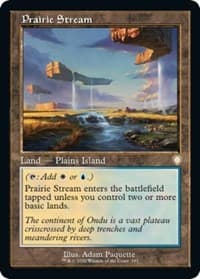 Prairie Stream (Retro Frame) - Commander: The Brothers' War - Magic: The Gathering card