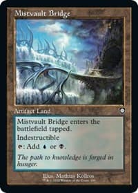Mistvault Bridge (Retro Frame) - Commander: The Brothers' War - Magic: The Gathering card