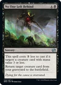 No One Left Behind - The Brothers' War - Magic: The Gathering card