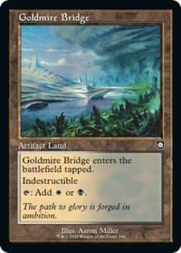 Goldmire Bridge (Retro Frame) - Commander: The Brothers' War - Magic: The Gathering card