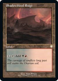 Shadowblood Ridge (Retro Frame) - Commander: The Brothers' War - Magic: The Gathering card