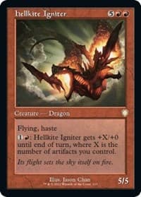 Hellkite Igniter (Retro Frame) - Commander: The Brothers' War - Magic: The Gathering card