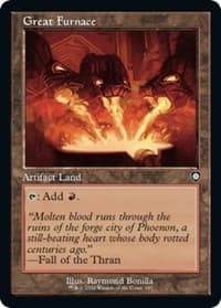 Great Furnace (Retro Frame) - Commander: The Brothers' War - Magic: The Gathering card