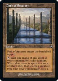 Path of Ancestry (Retro Frame) - Commander: The Brothers' War - Magic: The Gathering card