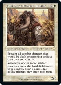 Losheel, Clockwork Scholar (Retro Frame) - Commander: The Brothers' War - Magic: The Gathering card