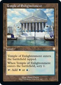 Temple of Enlightenment (Retro Frame) - Commander: The Brothers' War - Magic: The Gathering card