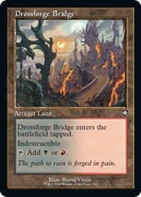 Drossforge Bridge (Retro Frame) - Commander: The Brothers' War - Magic: The Gathering card