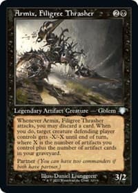 Armix, Filigree Thrasher (Retro Frame) - Commander: The Brothers' War - Magic: The Gathering card