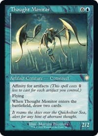 Thought Monitor (Retro Frame) - Commander: The Brothers' War - Magic: The Gathering card