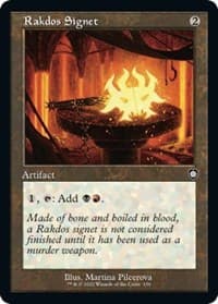 Rakdos Signet (Retro Frame) - Commander: The Brothers' War - Magic: The Gathering card