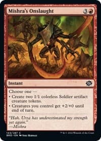 Mishra's Onslaught - The Brothers' War - Magic: The Gathering card