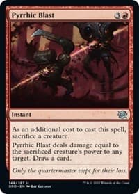 Pyrrhic Blast - The Brothers' War - Magic: The Gathering card
