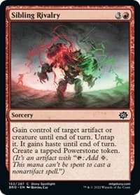 Sibling Rivalry - The Brothers' War - Magic: The Gathering card