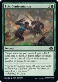 Epic Confrontation - The Brothers' War - Magic: The Gathering card