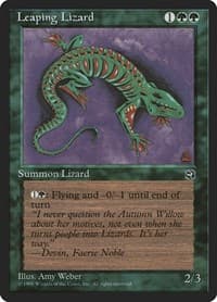 Leaping Lizard - Homelands - Magic: The Gathering card