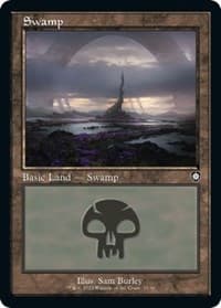 Swamp (33) (Retro Frame) - Commander: The Brothers' War - Magic: The Gathering card