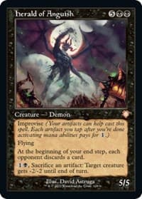 Herald of Anguish (Retro Frame) - Commander: The Brothers' War - Magic: The Gathering card