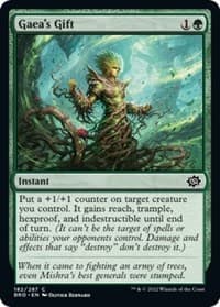 Gaea's Gift - The Brothers' War - Magic: The Gathering card