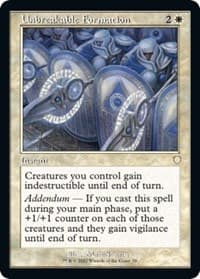 Unbreakable Formation (Retro Frame) - Commander: The Brothers' War - Magic: The Gathering card