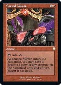 Cursed Mirror (Retro Frame) - Commander: The Brothers' War - Magic: The Gathering card