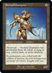 Etched Champion (Retro Frame) - Commander: The Brothers' War - Magic: The Gathering card