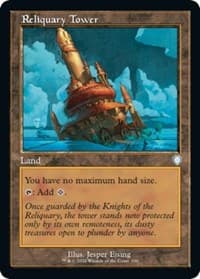 Reliquary Tower (Retro Frame) - Commander: The Brothers' War - Magic: The Gathering card
