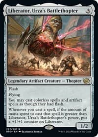 Liberator, Urza's Battlethopter - The Brothers' War - Magic: The Gathering card