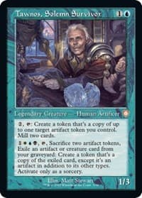 Tawnos, Solemn Survivor (Retro Frame) - Commander: The Brothers' War - Magic: The Gathering card