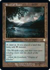 River of Tears (Retro Frame) - Commander: The Brothers' War - Magic: The Gathering card