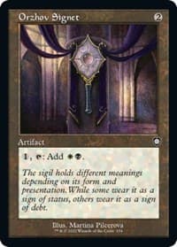 Orzhov Signet (Retro Frame) - Commander: The Brothers' War - Magic: The Gathering card