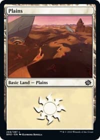 Plains (268) - The Brothers' War - Magic: The Gathering card