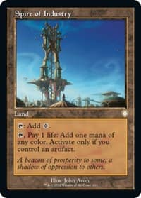 Spire of Industry (Retro Frame) - Commander: The Brothers' War - Magic: The Gathering card