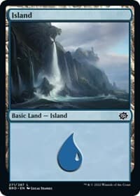 Island (271) - The Brothers' War - Magic: The Gathering card
