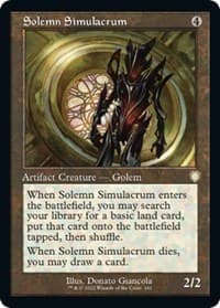 Solemn Simulacrum (Retro Frame) - Commander: The Brothers' War - Magic: The Gathering card