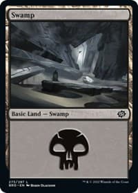 Swamp (273) - The Brothers' War - Magic: The Gathering card