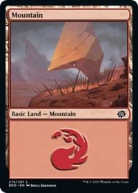 Mountain (274) - The Brothers' War - Magic: The Gathering card