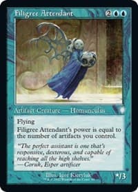 Filigree Attendant (Retro Frame) - Commander: The Brothers' War - Magic: The Gathering card