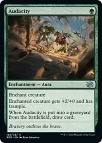 Audacity - The Brothers' War - Magic: The Gathering card