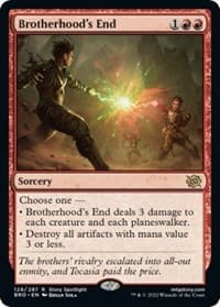 Brotherhood's End - The Brothers' War - Magic: The Gathering card