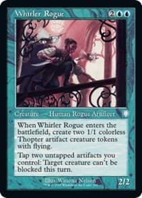 Whirler Rogue (Retro Frame) - Commander: The Brothers' War - Magic: The Gathering card