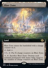 Blast Zone (Extended Art) - The Brothers' War - Magic: The Gathering card