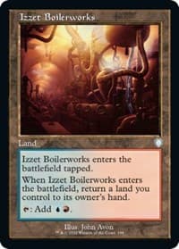 Izzet Boilerworks (Retro Frame) - Commander: The Brothers' War - Magic: The Gathering card