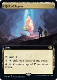 Hall of Tagsin (Extended Art) - The Brothers' War - Magic: The Gathering card