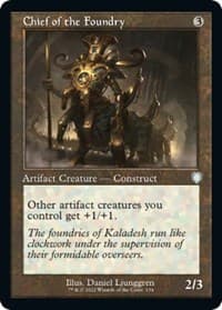 Chief of the Foundry (Retro Frame) - Commander: The Brothers' War - Magic: The Gathering card