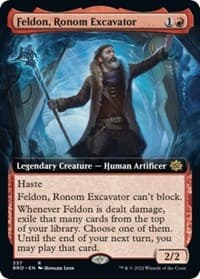 Feldon, Ronom Excavator (Extended Art) - The Brothers' War - Magic: The Gathering card