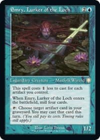 Emry, Lurker of the Loch (Retro Frame) - Commander: The Brothers' War - Magic: The Gathering card