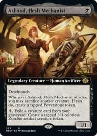 Ashnod, Flesh Mechanist (Extended Art) - The Brothers' War - Magic: The Gathering card