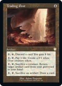 Trading Post (Retro Frame) - Commander: The Brothers' War - Magic: The Gathering card